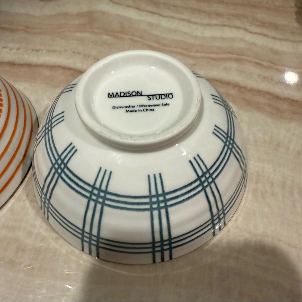 Blue Ceramic Rae Dunn Bowls - Picture 13 of 14
